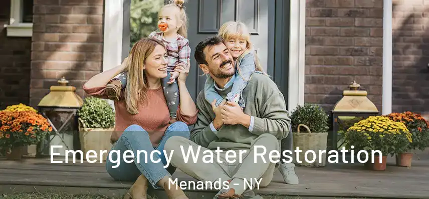 Emergency Water Restoration Menands - NY